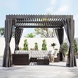 Domi 10x12 Louvered Pergola