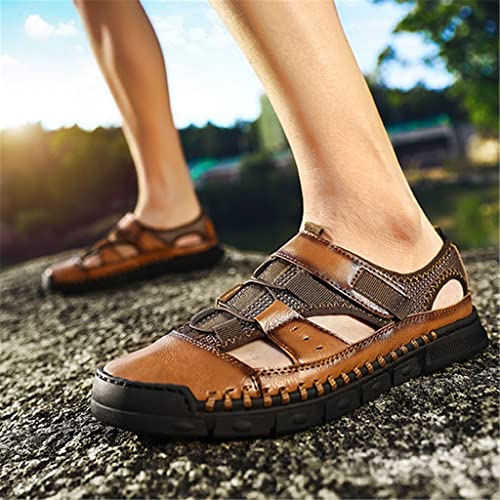 Leather Men's Sandals Classic Men Casual Shoes Slip-On Beach Men Shoes Outdoor Sandals2