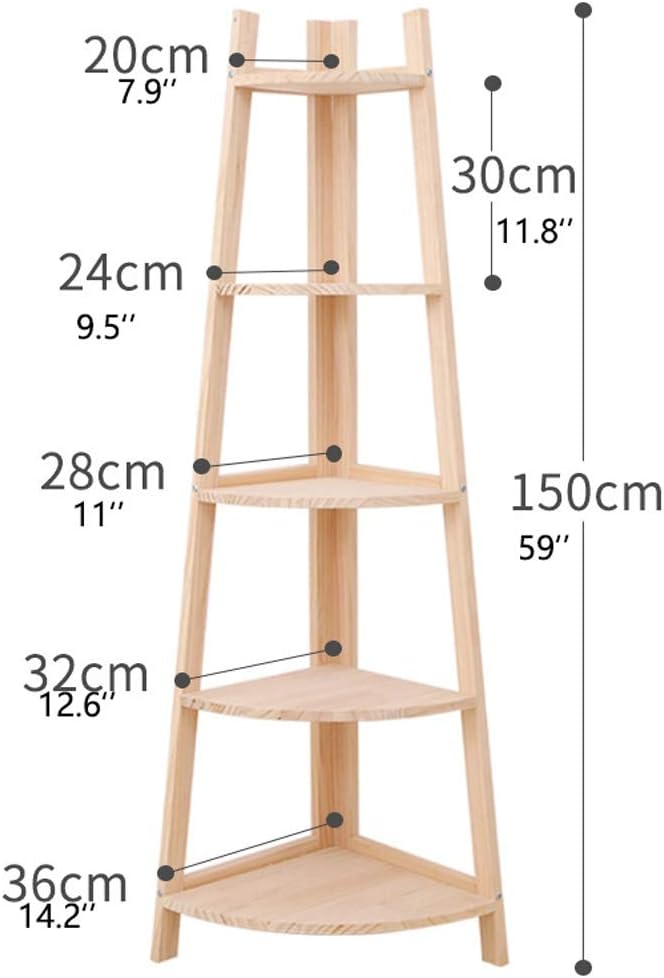ホーム本棚本棚棚本棚シンプルな棚シンプルでモダンな多層無垢材ランディングコーナー収納棚リビングルーム用本棚耐久性のある本棚ディスプレイ棚収納オーガナイザー Five Floors 本棚 書架 Zjuirhetoric Web Illinois Edu