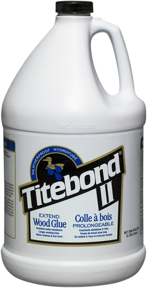 II Extend Wood Glue 1 Gal. – Slow-Set, Type II Water-Resistant Adhesive for Complex Assemblies, Longer Open Time, Hot Press & R-F Compatible – 4136
