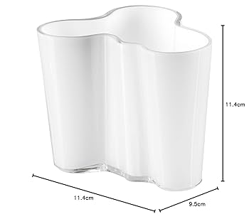 イッタラ アルヴァ・アアルトベース95mm ホワイト　花瓶 イッタラ フラワーベース / アアルトベース 95 mm 白 ホワイト S