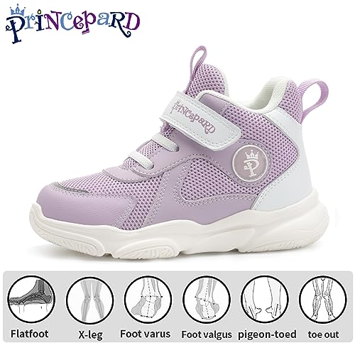 princepard Orthopedic Sneakers for Toddlers and Kids with Ankle and Arch Support,Lightweight and Breathable2