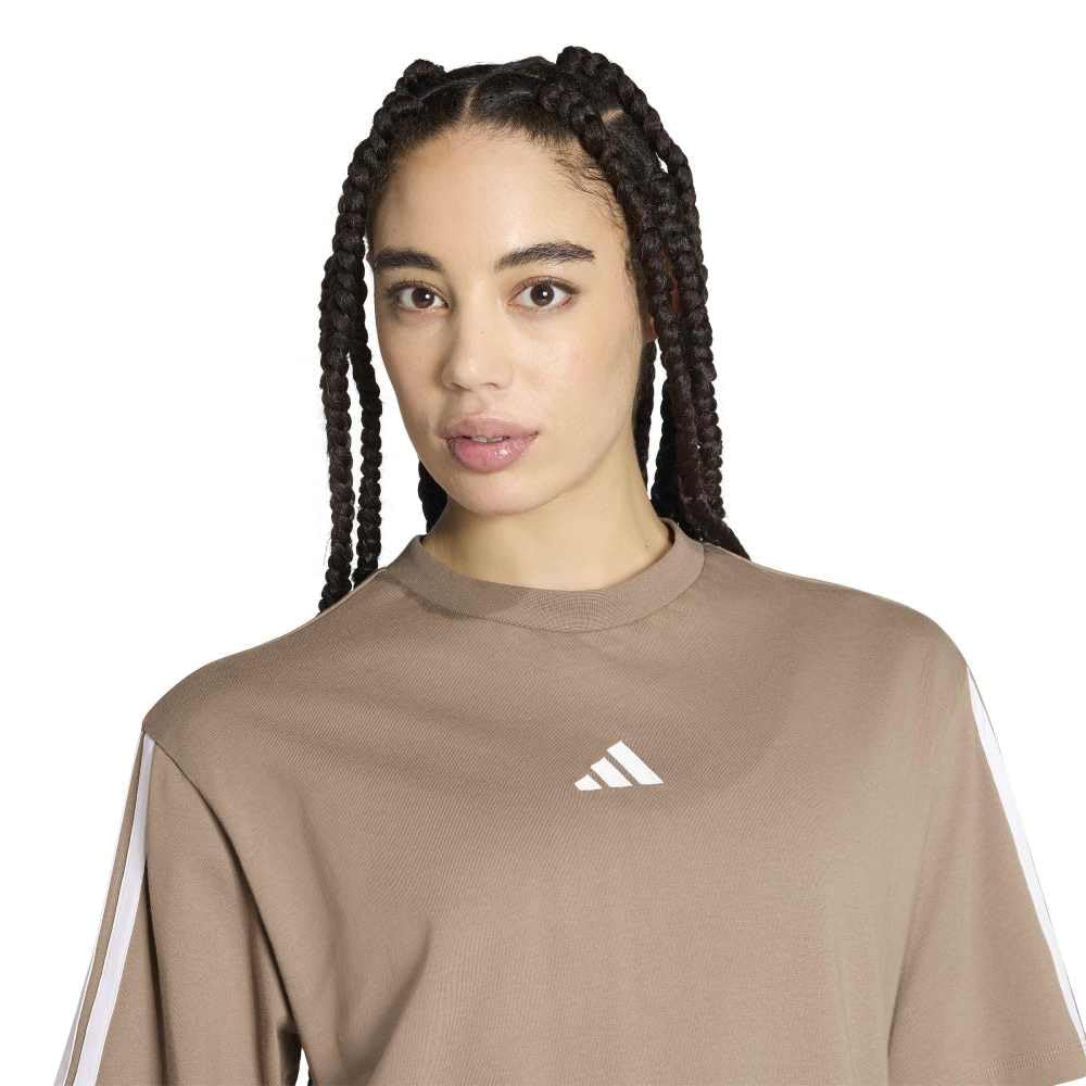 adidas Essentials 3-Stripes Boyfriend Camiseta Mujer (Pack de 1)