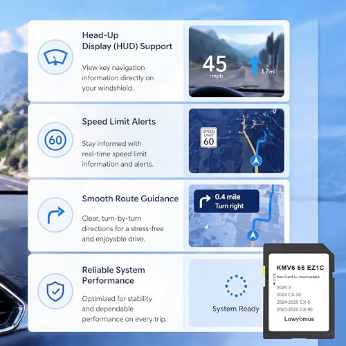Lawyomus KMV666EZ1C Offline GPS Map Card for Mazda 3, CX-30, CX-5 & CX-90 - image 7