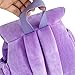 Isaacalyx Dora Explorer Backpack, Rescue Bag Purple Explorer Soft Plush Backpack For 2-5 Years Old Gifts,10 inch Rescue Bag with Map（Purple）