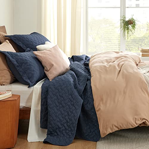 Bedsure Queen Quilt Bedding Set - Lightweight Summer Quilt Full/Queen - Navy Bedspreads Queen Size- Bedding Coverlets For All Seasons (Includes 1 Quilt, 2 Shams) #TOP3