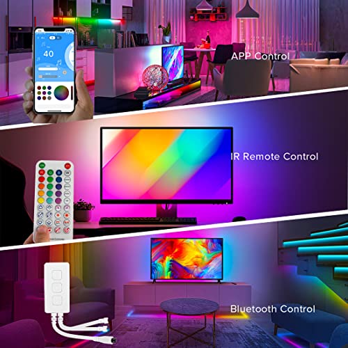 Image of BTF-LIGHTING SP611E Bluetooth Sync Music Controller for APP /3Key Button /IR Remote Control Timer Mode with Dual Signal Output 600pixels /port Work WS2812B WS2811 for LED Pixel Strip(No Adapter or Light)