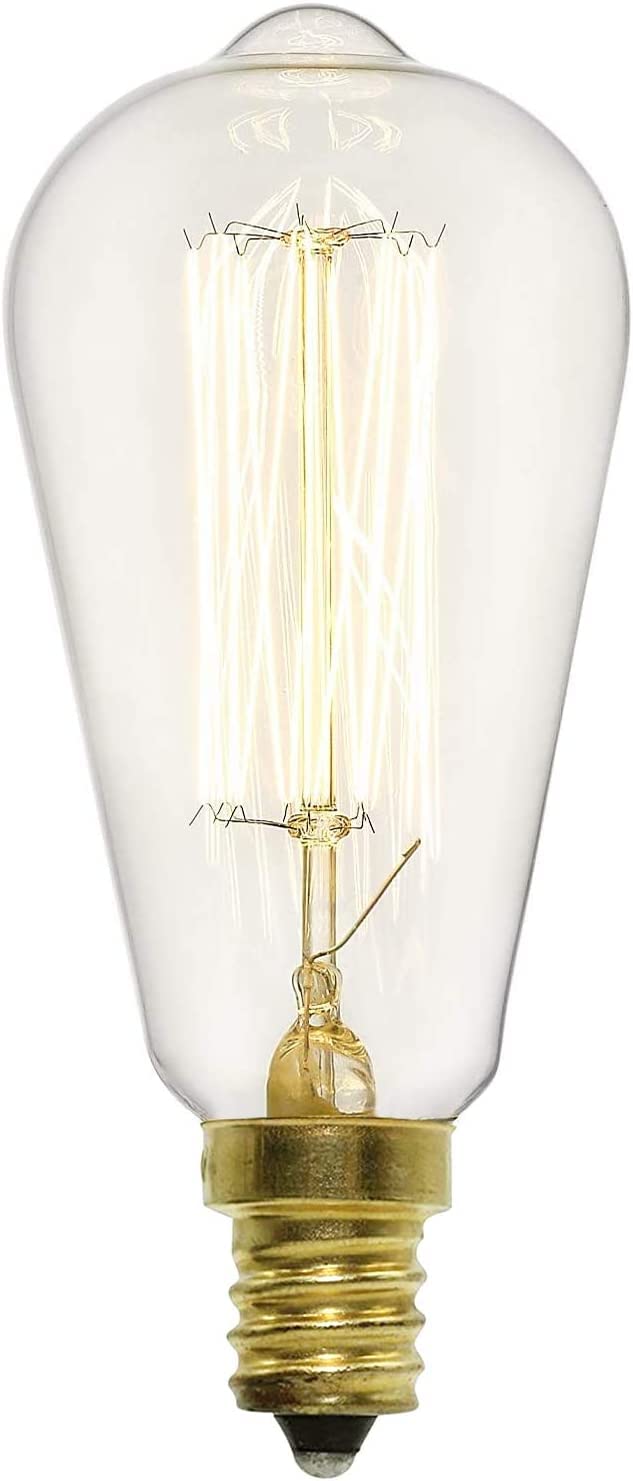 ARVIDSSON Replacement Bulbs for Wax Melt Warmer, E12 45W Edison Light Bulb, Wax Warmer Bulbs, Antique Vintage Style Light Bulb