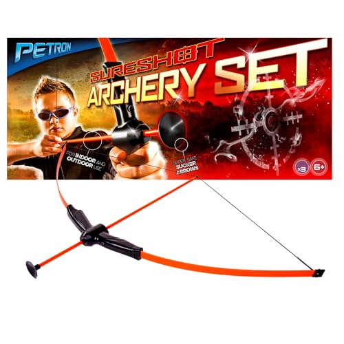 Kit tir à l'arc sécurisé Petron Sureshot pour enfants, flèches sans danger