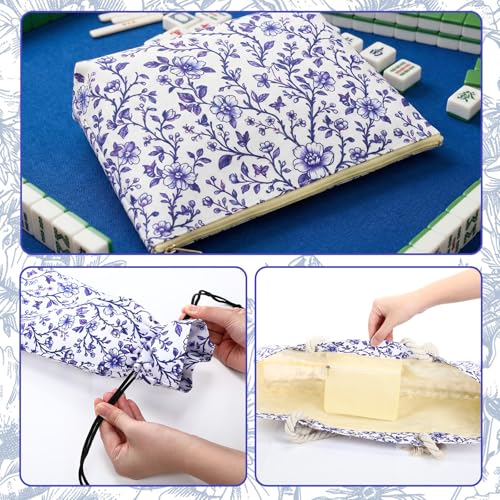 Set de 3 Bolsas para Mahjong Estilo Americano miniatura 5