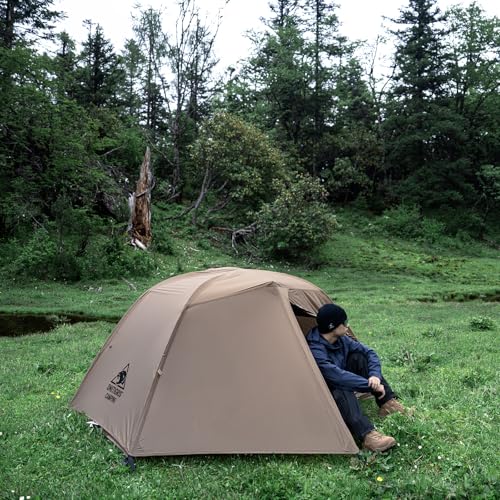 Image of OneTigris COSMITTO 2.0 1P /2P Person Backpacking Tent Shelter- Free Standing Lightweight Waterproof 3 Season Camping Tent for Outdoor Hiking Mountaineering