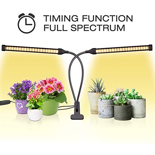 Sondiko Grow Light, Auto ON & Off Every Day Full Spectrum Sunlike Grow