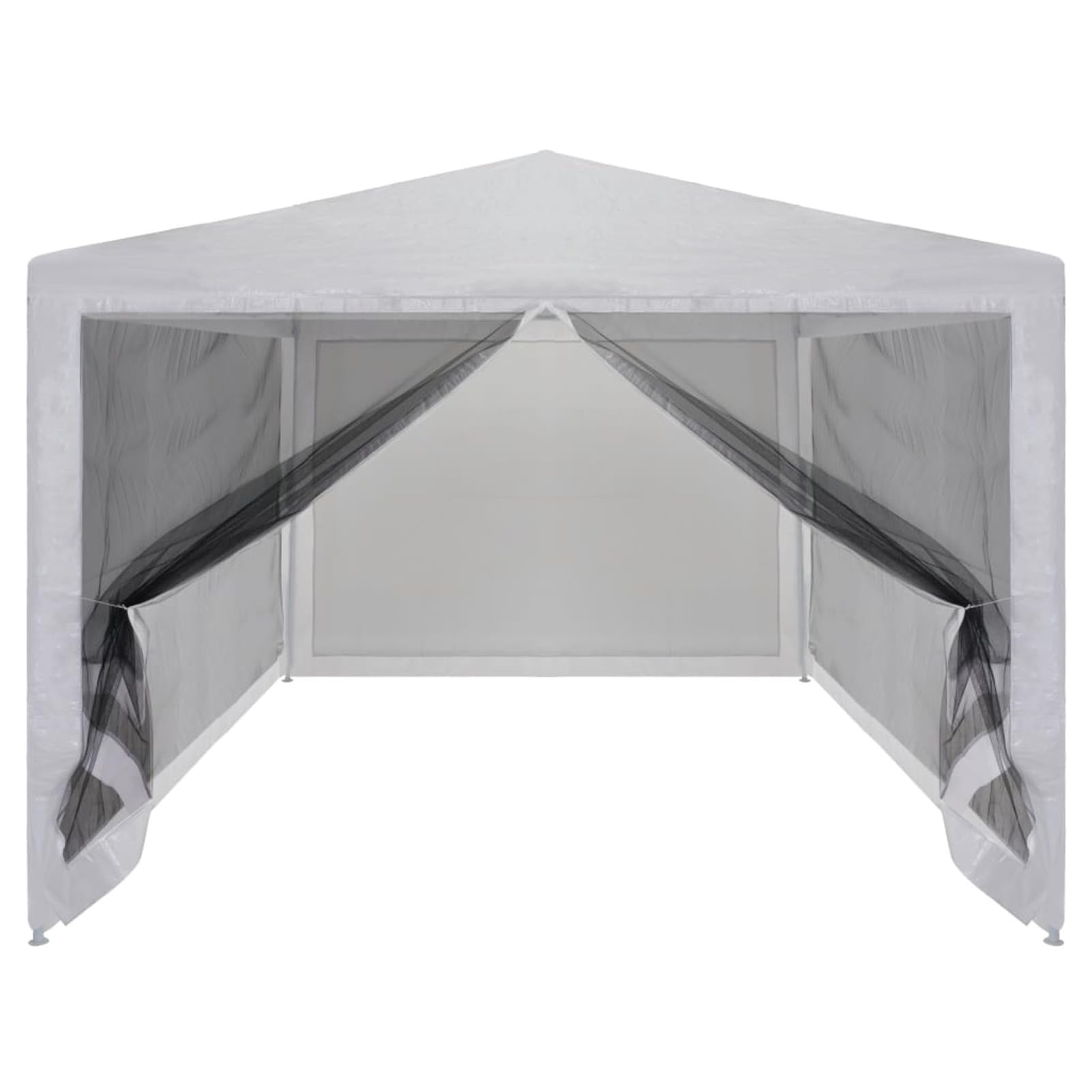 Partyzelt mit 4 Mesh-Seitenwänden, Party Deko, Festzelt, Pavillon, Garden Decoration, Canopy Tent, Lagerzelt, Gartenpavillon, 4 x 3 m