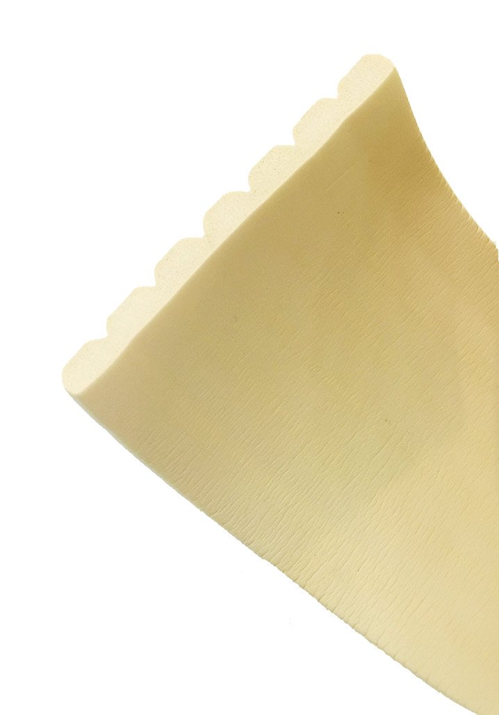 Uniwersalny bufor zabezpieczający 2 m x 80 mm ochrona przed uderzeniami gąbka poduszka kremowa TKD7002