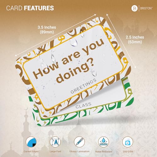 75 Arabic Phrase Flash Cards for Travel & Learning - Image 3