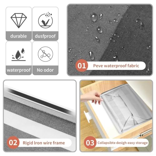 Panier à linge pliable étanche : la solution contre le linge humide éparpillé