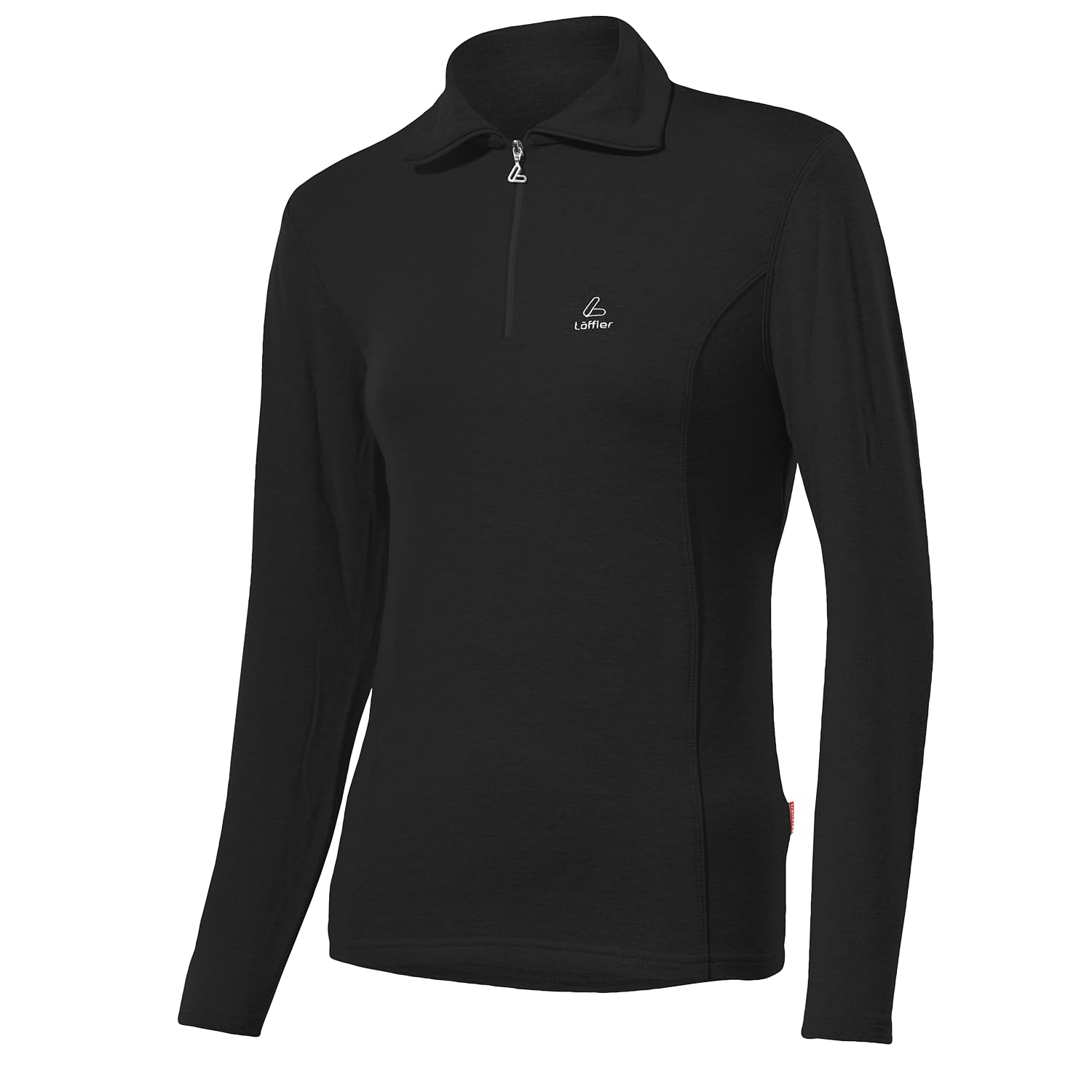 Löffler Damen Pulli DA Transtex Zip Rolli Basic