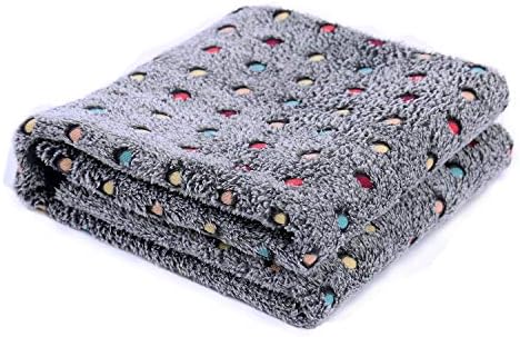 PAWZ Road Dog Blanket Soft Fleece Pet Blanket Washable Cat Blanket for Couch Blanket Small Gray