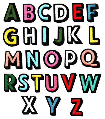 8 Sets Of 26 Letters Colour Patch +1 Sets Of Number, 218Pcsalphabet Numberapplique Patches Sew Ironing Onhats, Jackets, Shirts And Jeans Or In On Diy Craft Sewing (Bl-72) #TOP4
