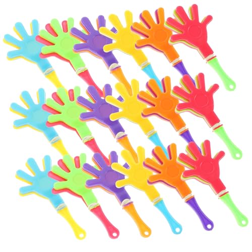 Toyvian 50piezas Aplaudidores Matracas para Fiestas De Aplaudidores De Mano Accesorios para Animar Eventos Deportivos Coloridas De Regalos De Fiesta