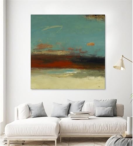 Miniatura 2 de Giant Art Impresión en lienzo gigante de 84 x 84 pulgadas, diseño de bellas artes, multicolor