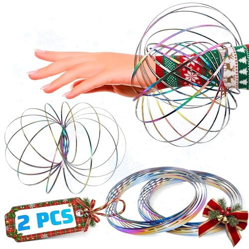 2 Pcs Flow Ring Spinner Ring Arm Toy - 5.1