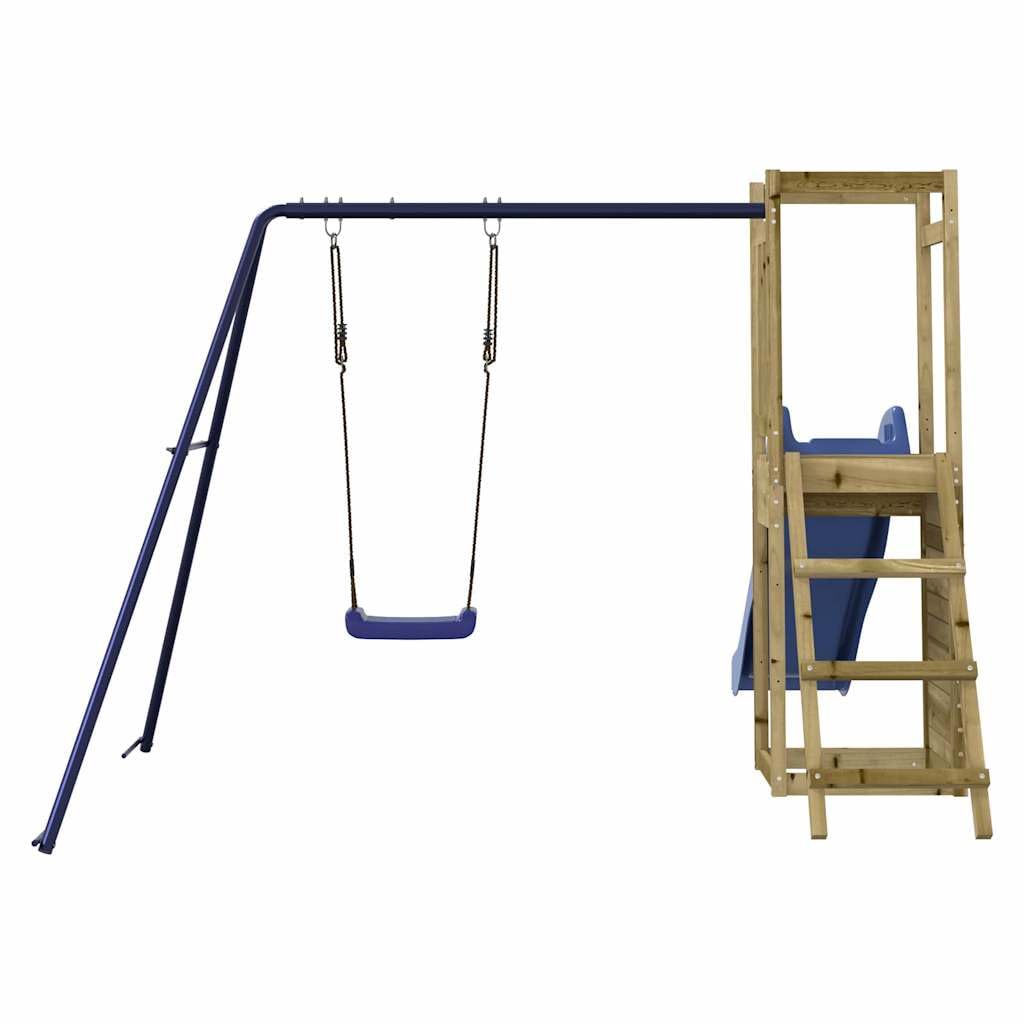 Generico Set da Gioco da Esterno in Legno di Pino Impregnato,Marrone,35.85kg,3155926