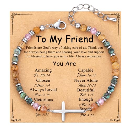 TONY & SANDY Best Friend Friendship Gifts for Women, Christmas Stocking Stuffers for Women Teens...