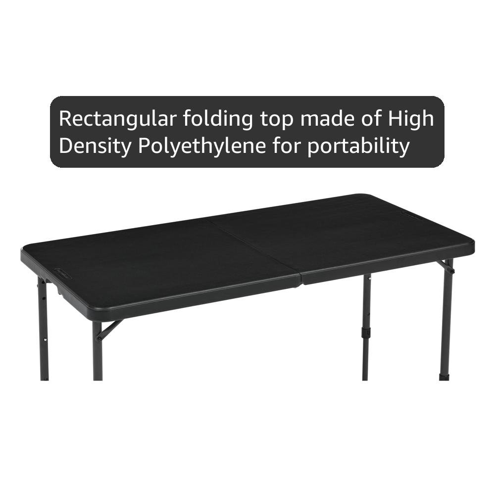 Amazon.com: Amazon Basics Portable 4 Ft Rectangular Folding Dining
