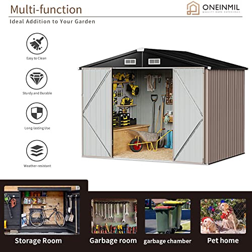 Oneinmil G37008 Outdoor Storage Shed 8X6 Ft thumb #4