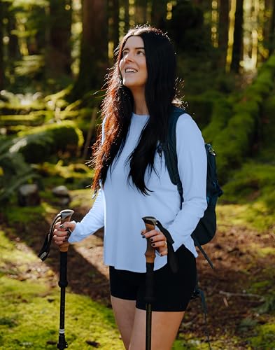 Image of Women's Sun Shirts UPF 50+ Long Sleeve UV Protection Shirt Lightweight Quick Dry Workout Hiking Tops for Women