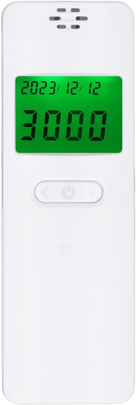 Portable Alcohol Tester with High Sensitivity Sensor, Purification Container, Wide Applications for Home and Car Use