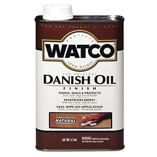 Watco 65751 Danish Oil Wood Finish, Pint, Natural