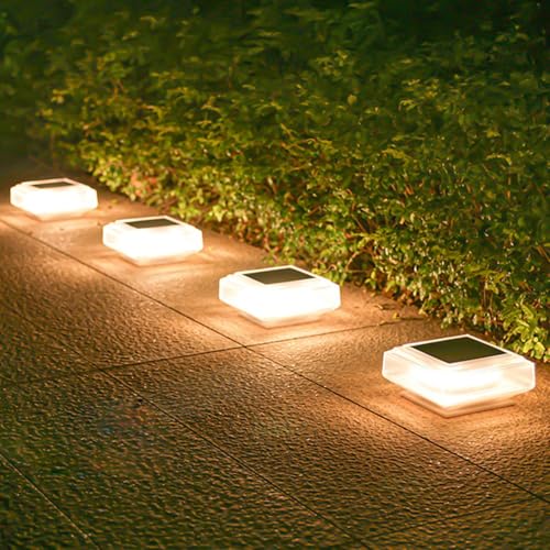 Lámparas solares para postes que iluminan tu jardín con un brillo radiante y acogedor 5