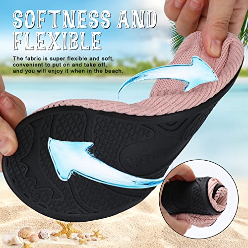 Image of ANLUKE Womens Mens Water Shoes Barefoot Quick-Dry Aqua Socks for Beach Swim Surf Water Sport