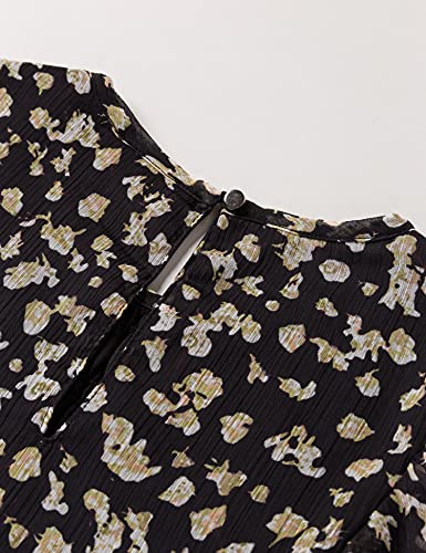 D-xel Linette 929 T-Shirt, Stampa Floreale Nera, 8...