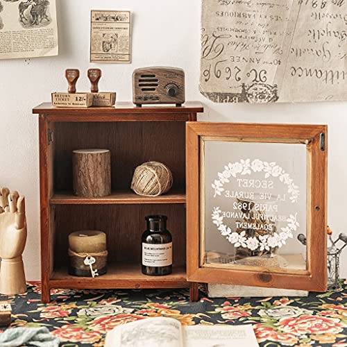 zyr Retro Dekorative Schränke Küche Esszinaltop Kabinette Home Desktop Massivholz Aufbewahrungsboxen Studentische Tischschränke Geschirr Lagerschränke - Image 5