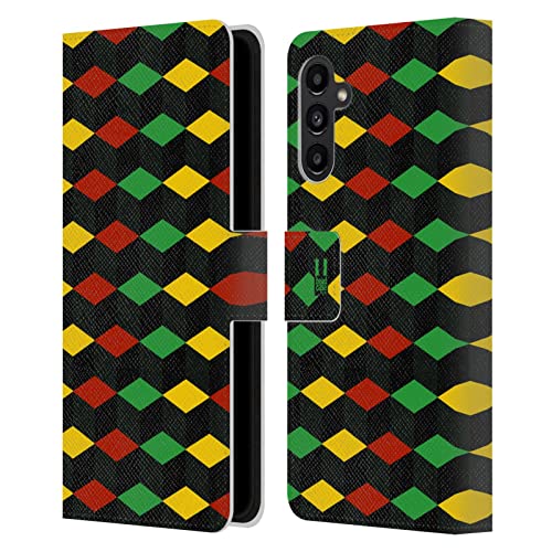 Étui portefeuille Galaxy A13 5G anti-choc pour ranger cartes cuir