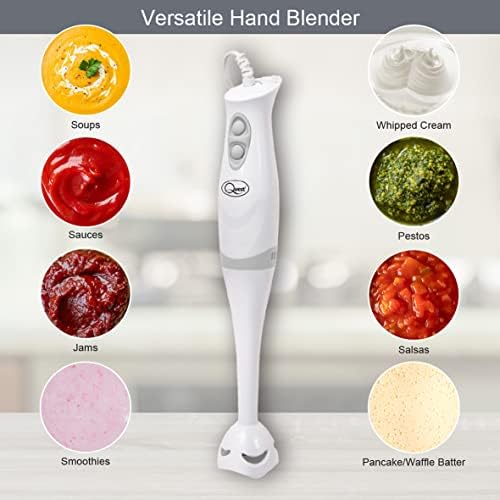 Quest 35090 Hand Blender / 2-Speed / 200 Watt / Ergonomic Grip / Easy Clean