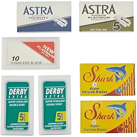 40 Recambios de Cuchillas Derby-Astra-Shark-Dorco D-A-D-S Cover