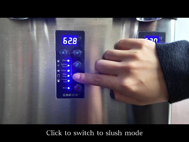 Image of Commercial Slushy Machine, 4L /135oz x 3 Tank Margarita Machine