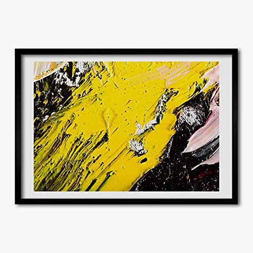 Cadre en bois photo 70x50 cm Tulup avec affiche de peinture moderne décorative