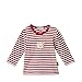 Steiff Baby-Mädchen T-Shirt langarm Langarmshirt, Rot (BEET RED 4010), 74 (Herstellergröße:74)