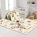 Fauean Baby Krabbeldecke Babymatte,Faltbar Doppelseitig Spielmatte,Baby bodenmatte,Krabbelmatte Kriechmatte,Baby-Klappmatte Rutschfest, Schadstofffrei,wasserdicht, ungiftig, BPA Frei,180 x 150 x0,5 cm
