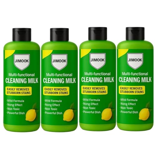 Alll in One Powerful Multipurpose Cleaning Lotion – High-Performance Cleaner Liquid for Kitchen, Bathroom, Tiles, Floors & Glass | Versatile Stain & Grease Remover Glass Cleaner (Green Bottle 4Pc)
