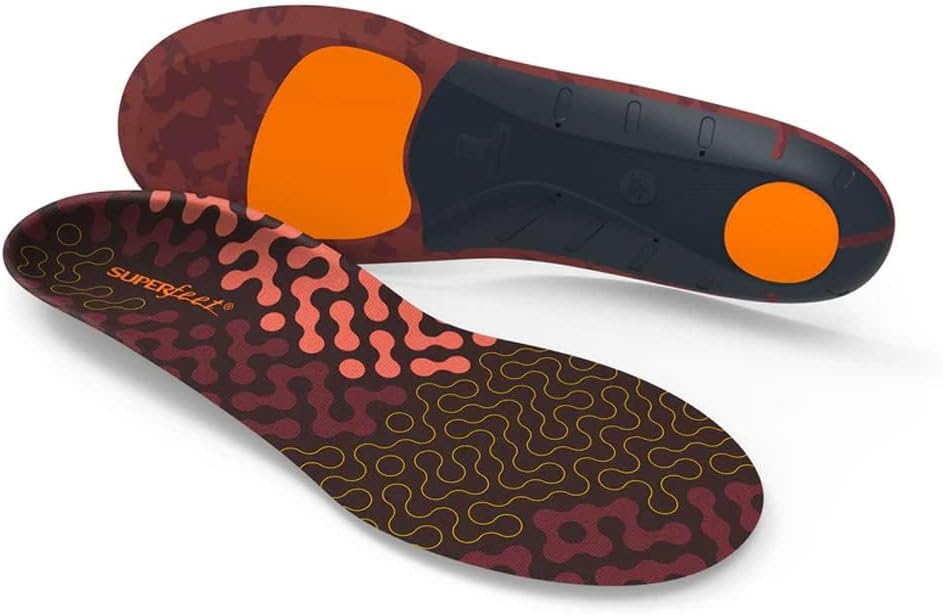 – Superfeet Run Cushion Low Arch Insoles - Low Arch Support - Trim-to-Fit Inserts for Running Shoes - Professional Grade - 7.5-9 Men / 8.5-10 Women