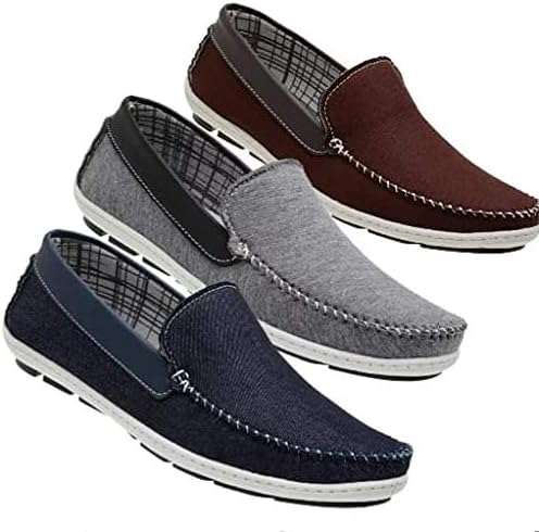 mocassim jeans masculino