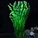 Tacobear 20 Inch Large Aquarium Decor Gradient Color Fish Tank Decoration Ornament Artificial Plastic Plant (Green)