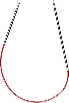 Addi Sockwonder Lace Circular Needles 25cm/10, 2mm US# 0, EasyKnit Rocket EU Version with red Cord