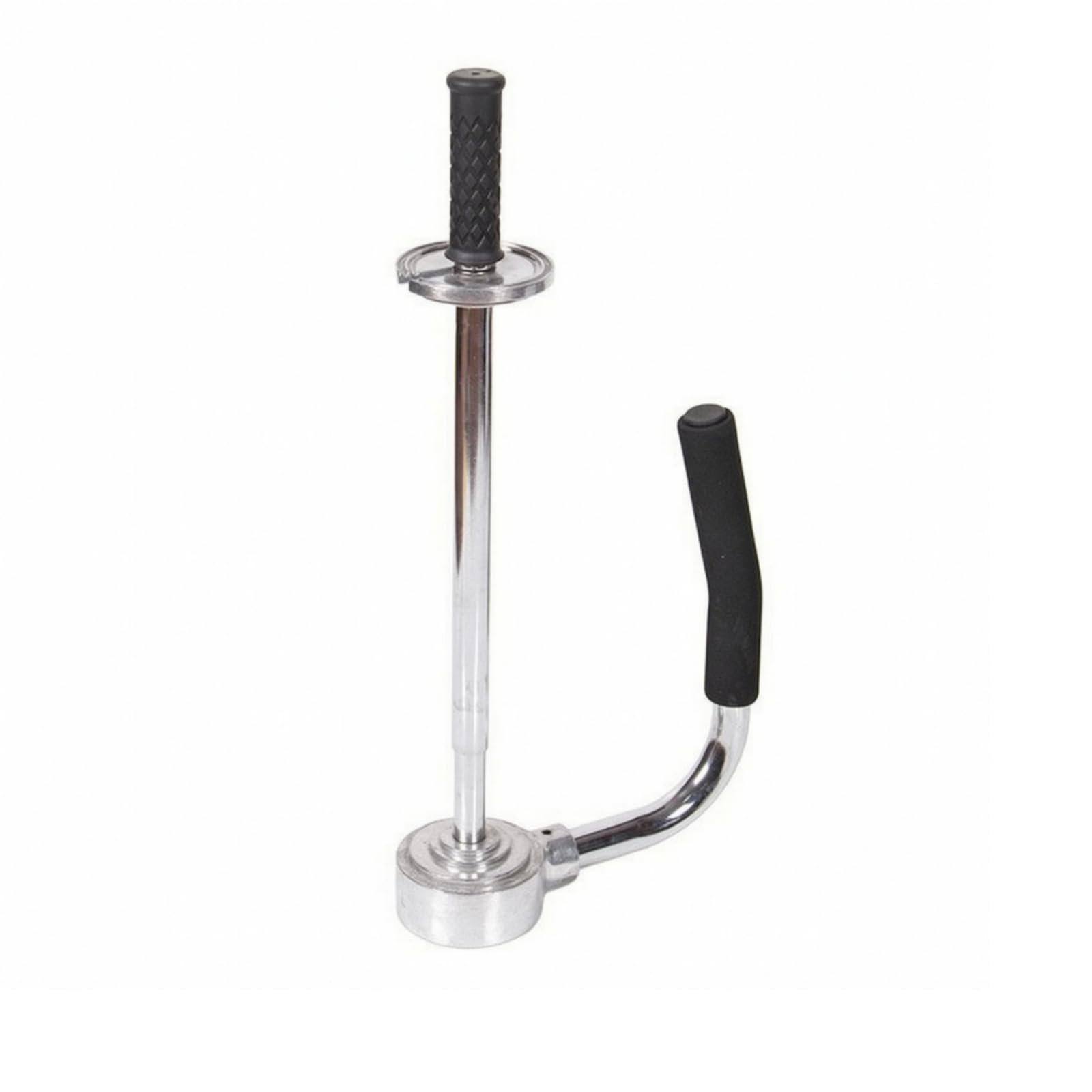 Dispensador Película Elástica Seguro Base Redonda pesada, Extractor Manual Película, Antislizante, Portarrollos, para Almacenes, Plateado
